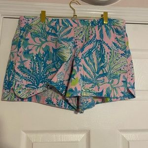 Lilly Pulitzer Ocean View Shorts.